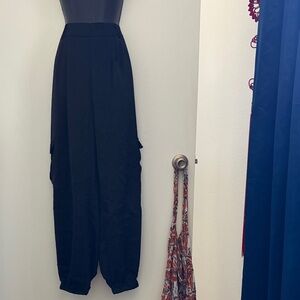 EB Luxe Los Angeles Satin Joggers